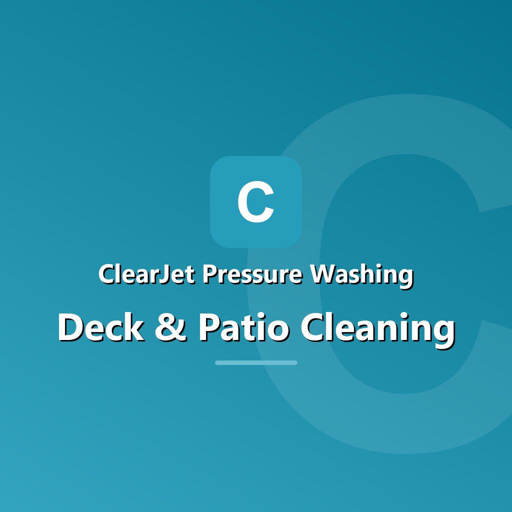 Deck cleaning and brightening