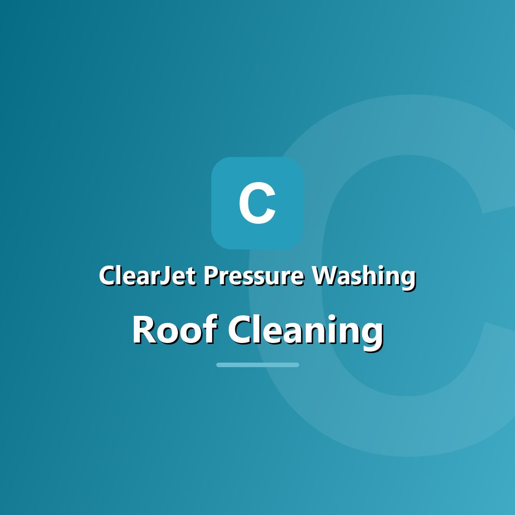 Roof soft-wash treatment